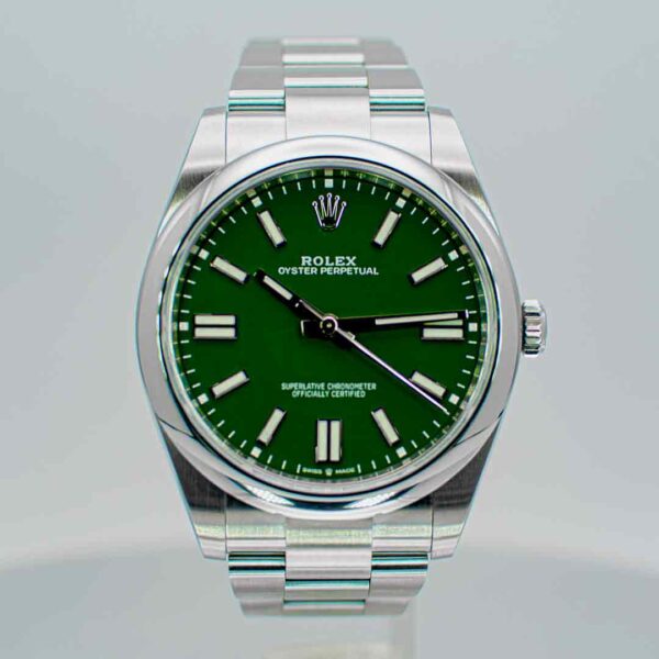 ROLEX  OYSTER PERPETUAL GREEN